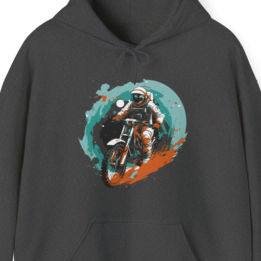 Astronaut Dirt Biker Hoodie