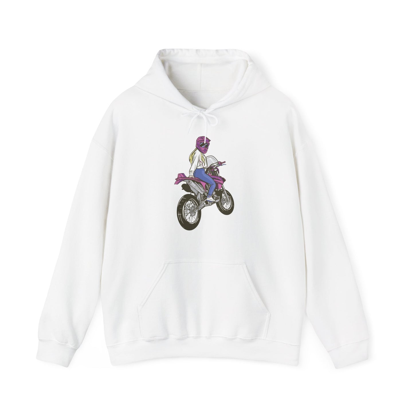 Motocross Dirt Bike Girl Rider Hoodie