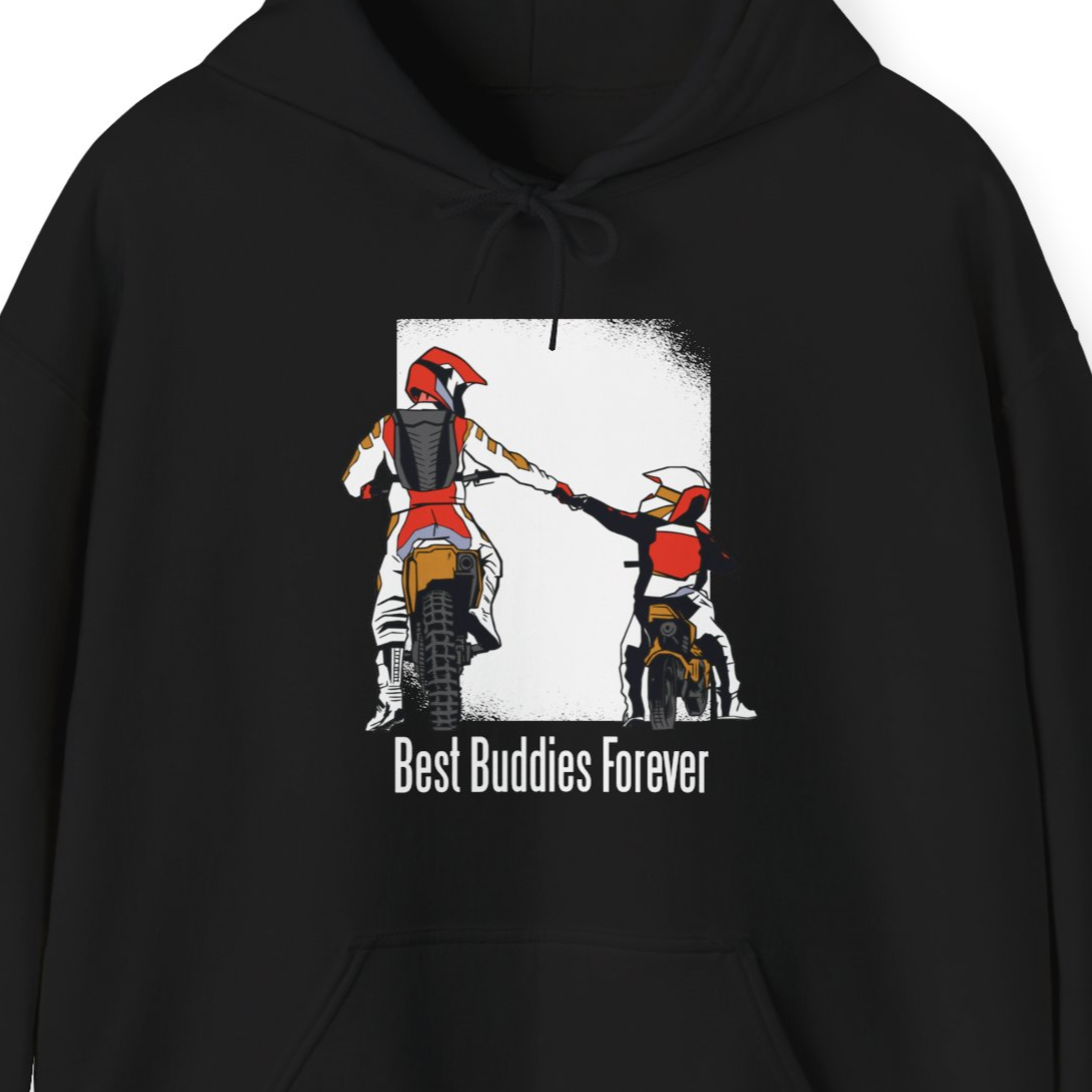 Best Buddies Forever Father & Son Motocross Hoodie