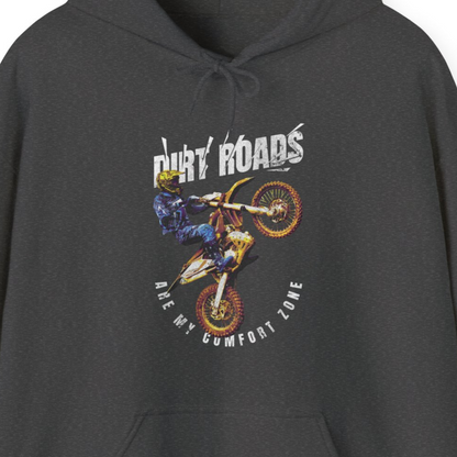 Dirt Roads Are My Comfort Zone Motocross Hoodie