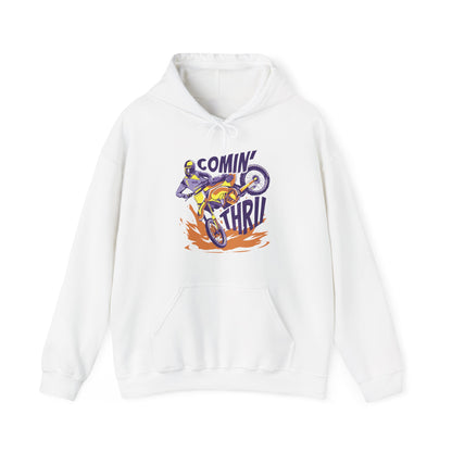 Comin' Thru Motocross Dirt Bike Hoodie