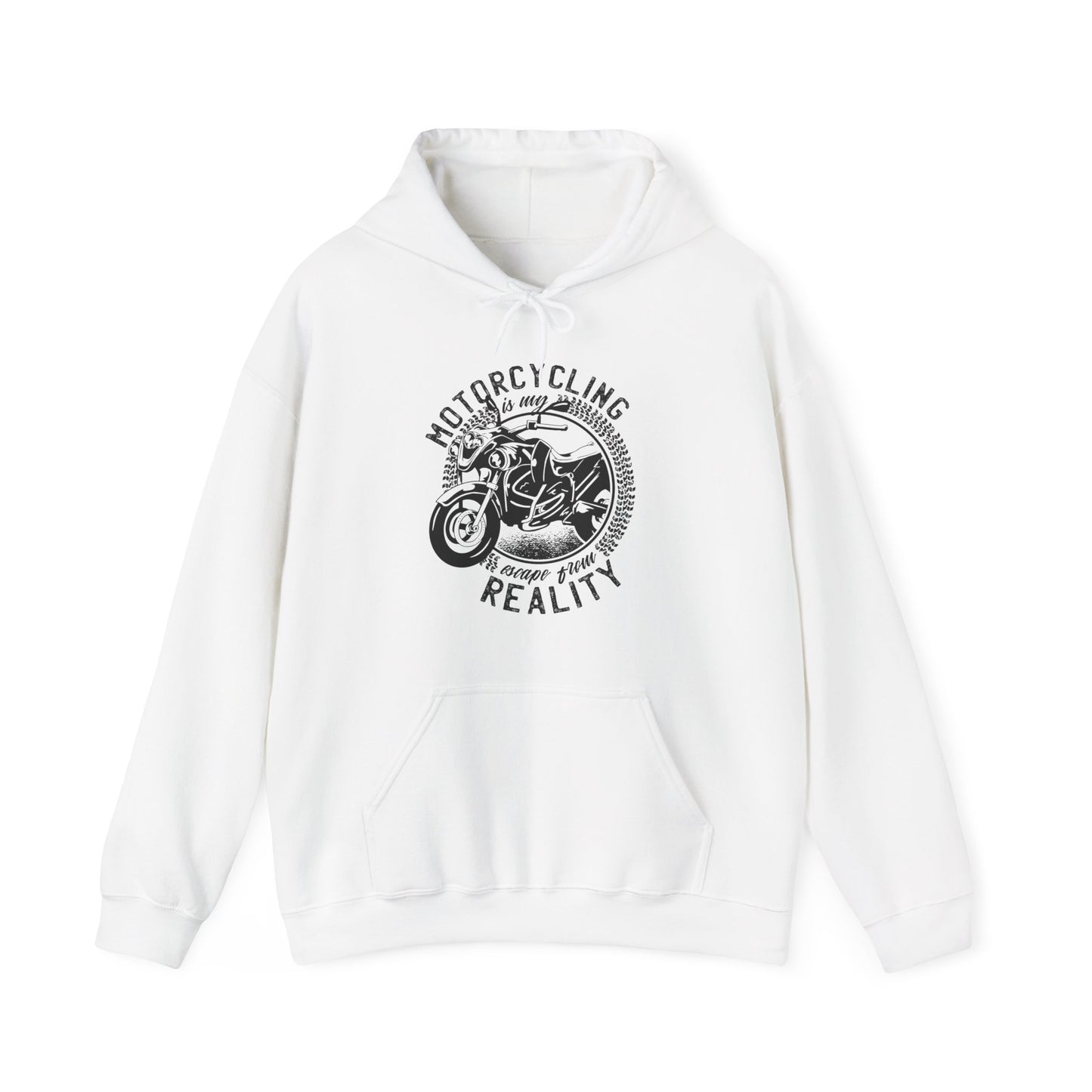 Motorcycling Is My Escape From Reality Hoodie