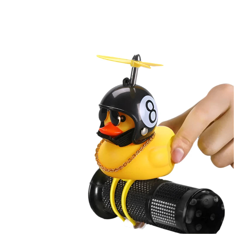 Rubber Duck Helmet/Handlebar Strap Decoration