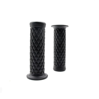 Retro Pillow Motorcycle Vintage Handlebar Grip Cafe Racer Black