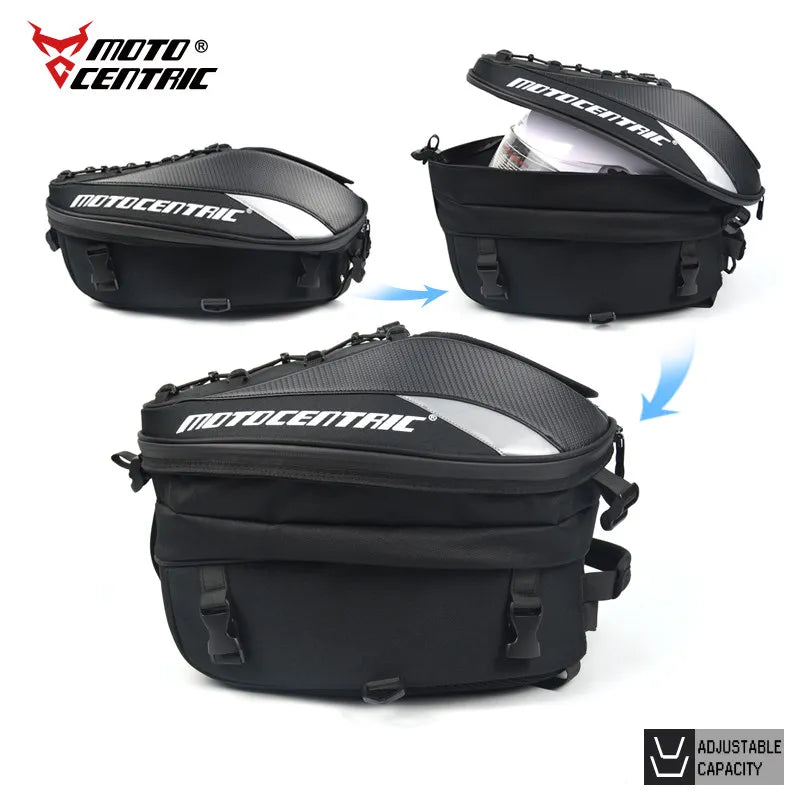 Motocentric Waterproof Motorcycle Tail Bag Backpack