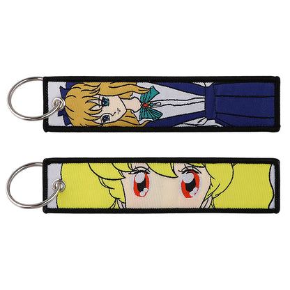 Japanese Anime Motorcycle Key Tag Keychain Collection