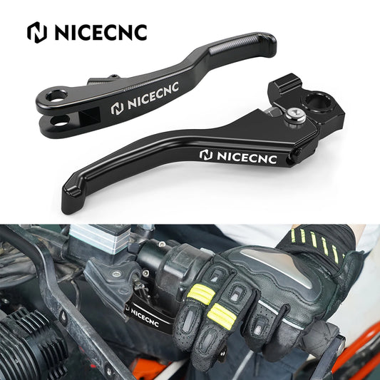 NICECNC Short Brake & Clutch Lever Set for KTM, Husqvarna, and GasGas