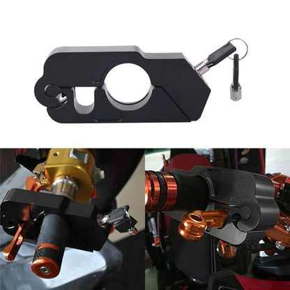 Motorcycle Handlebar Lock Brake Handle Lock Anti Theft