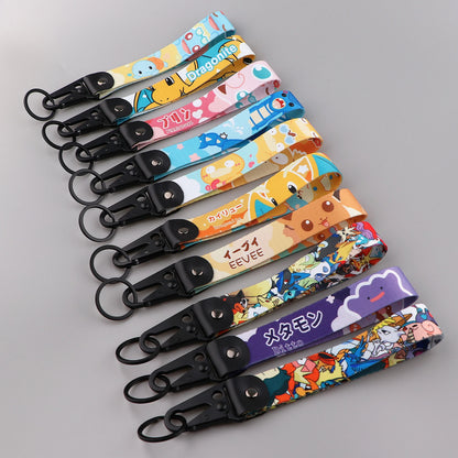 Pokemon Anime Motorcycle Key Tag Keychain Lanyard Collection