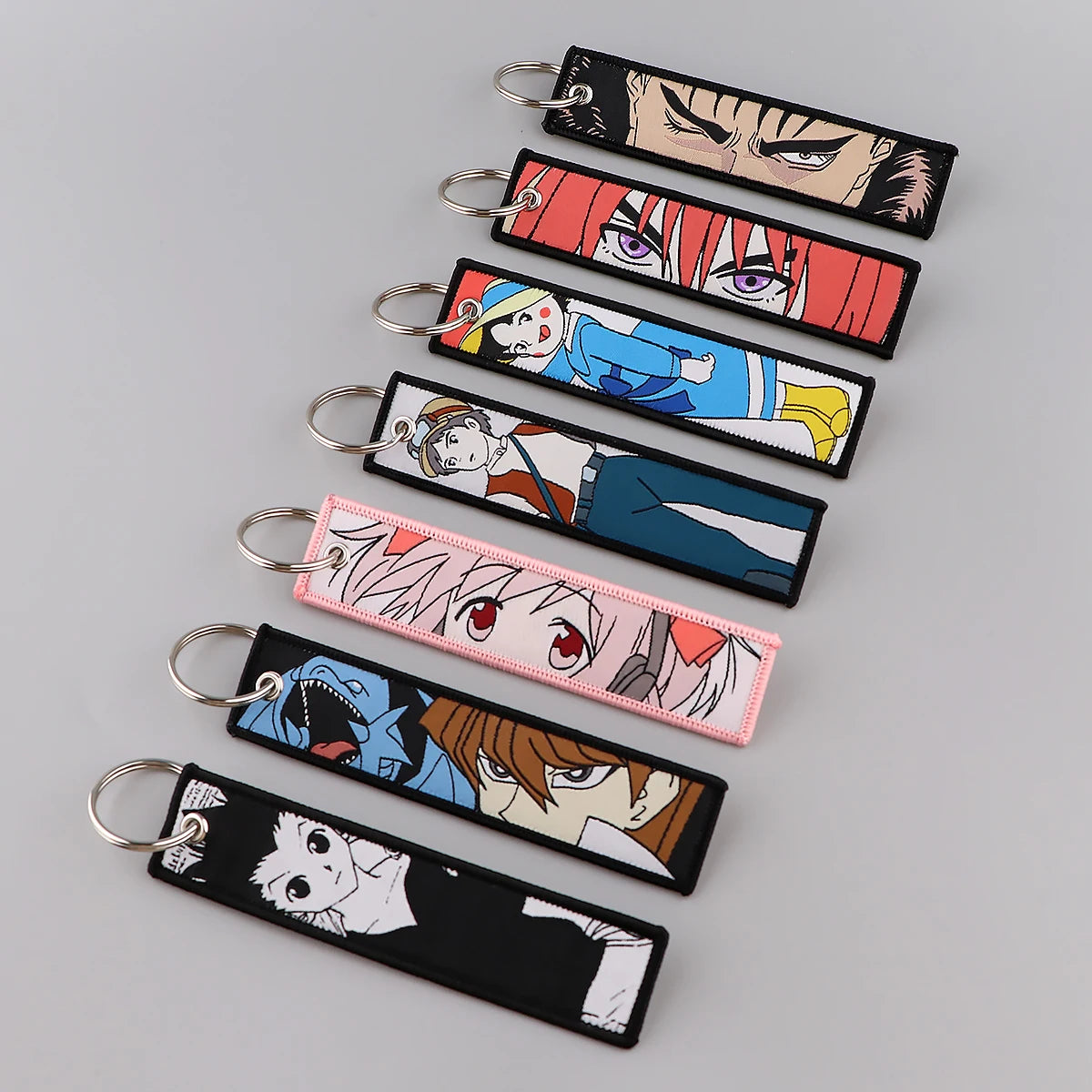 Japanese Anime Motorcycle Key Tag Keychain Collection