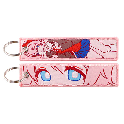 Japanese Anime Motorcycle Key Tag Keychain Collection