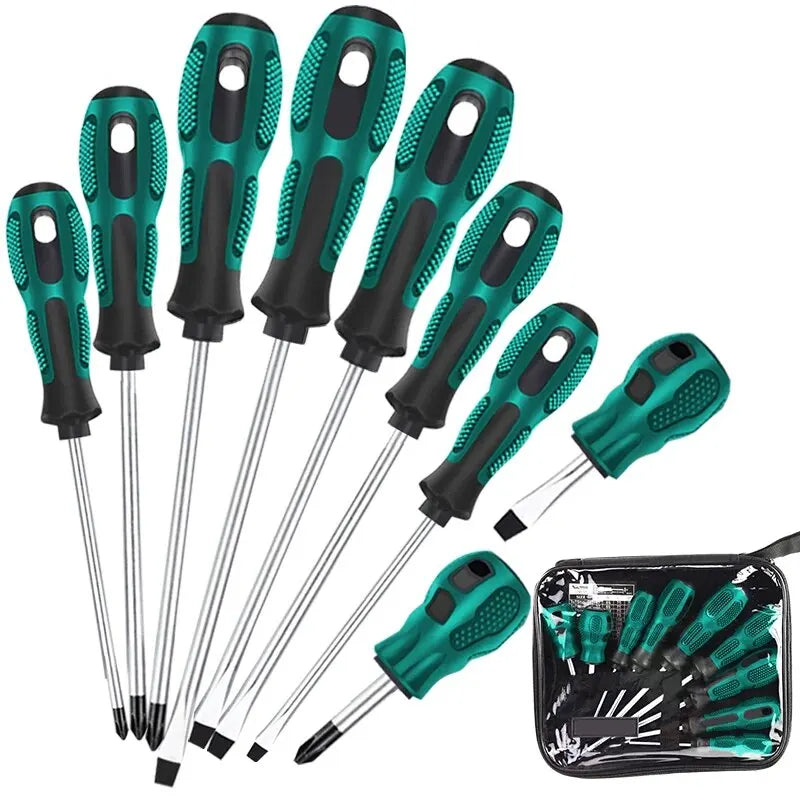 9Pcs Magnetic Portable Screwdriver Set