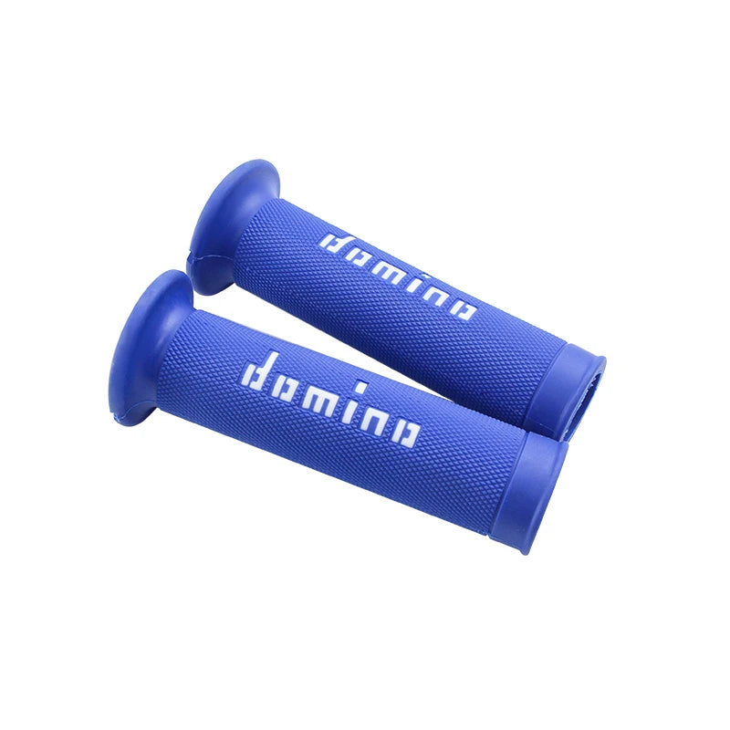 Domino Handlebar Grips Full Color Blue