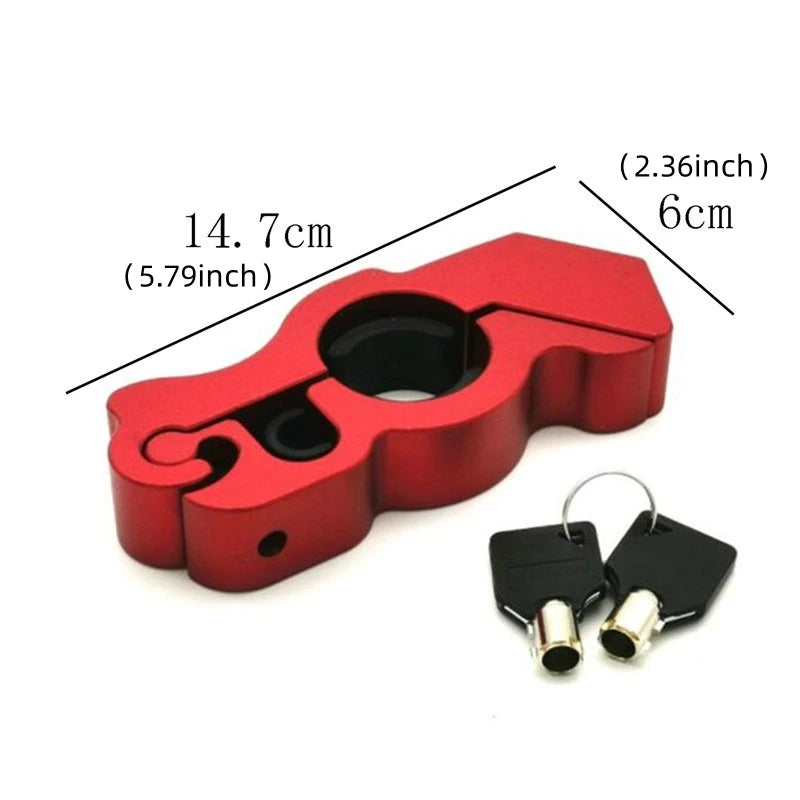 Motorcycle Handlebar Lock Brake Handle Lock Anti Theft