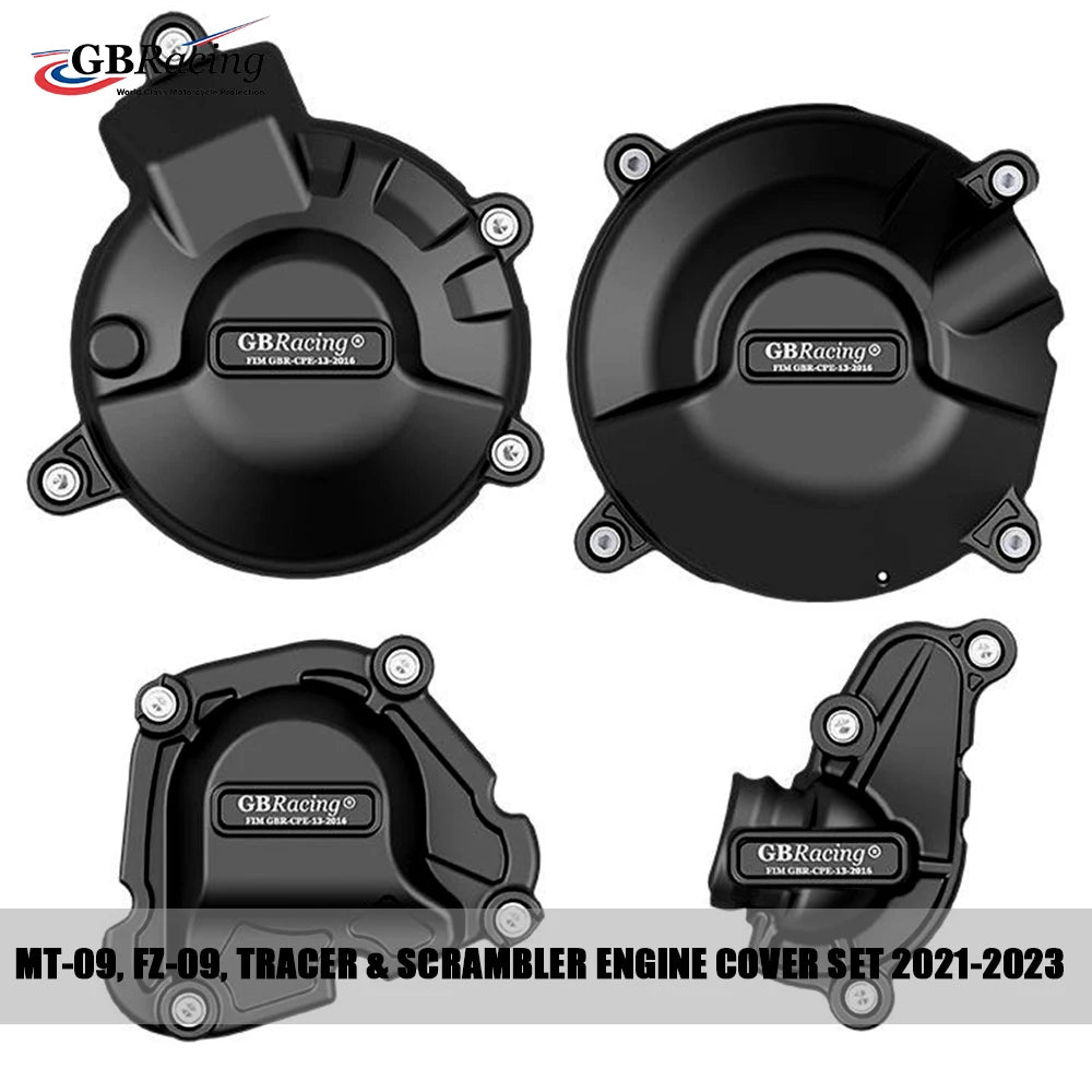 Engine Cover Set YAMAHA MT-09 FZ-09 XSR900 TRACER 9 GT 2021-2025 GBRacing