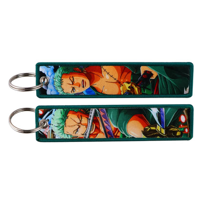 One Piece Anime Motorcycle Key Tag Keychain Collection