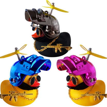 Rubber Duck Helmet/Handlebar Strap Decoration