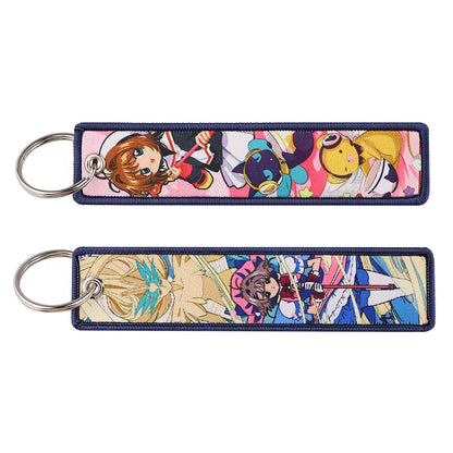 Japanese Anime Motorcycle Key Tag Keychain Collection