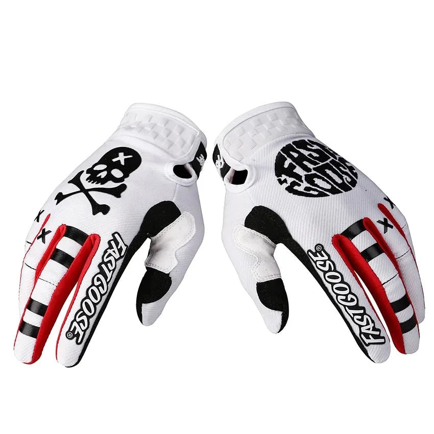 Motorcycle Full Finger Gloves Fastgoose Skull