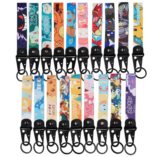 Pokemon Anime Motorcycle Key Tag Keychain Lanyard Collection