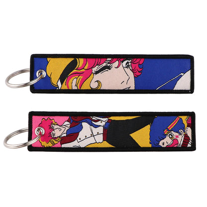 Japanese Anime Motorcycle Key Tag Keychain Collection