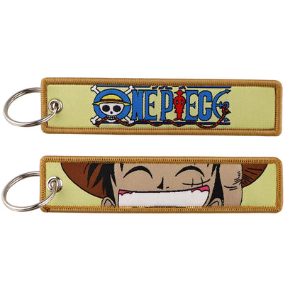 One Piece Anime Motorcycle Key Tag Keychain Collection