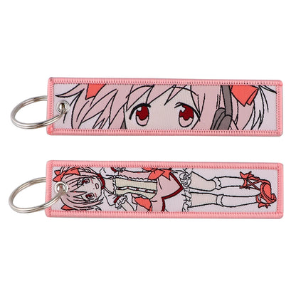 Japanese Anime Motorcycle Key Tag Keychain Collection