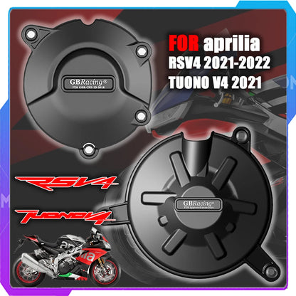 Engine Cover Set Aprilia RSV4 TUONO V4 2021-2025 GBRacing