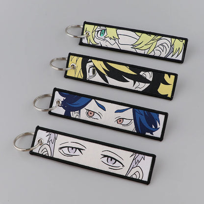 Japanese Anime Motorcycle Key Tag Keychain Collection