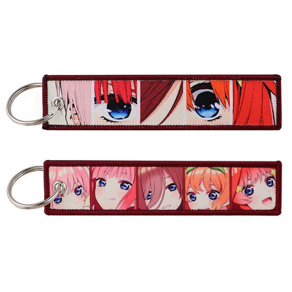 Japanese Anime Motorcycle Key Tag Keychain Collection