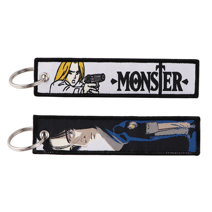 Japanese Anime Motorcycle Key Tag Keychain Collection