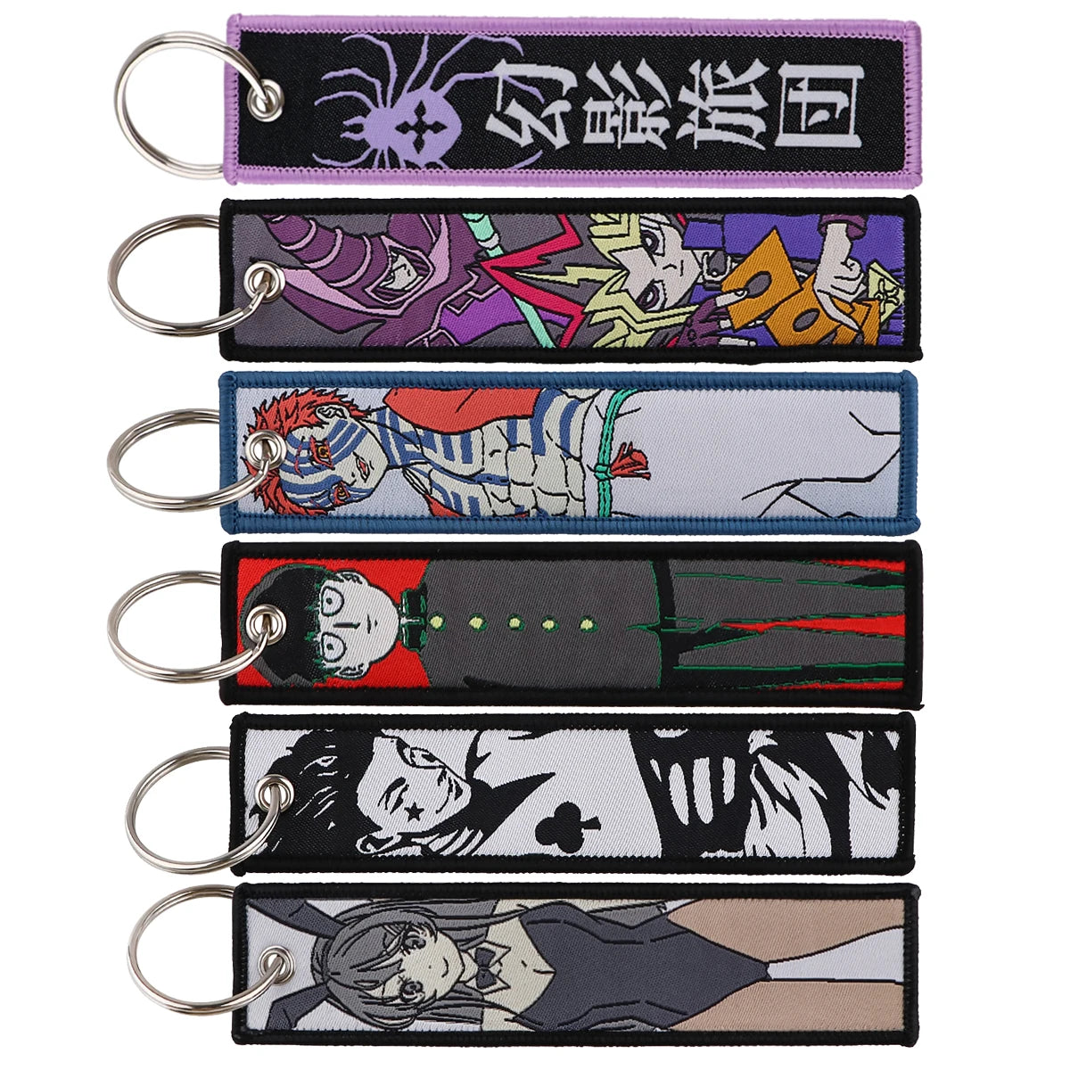 Japanese Anime Motorcycle Key Tag Keychain Collection