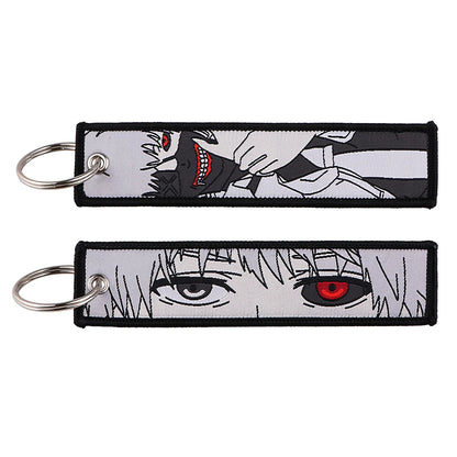 Japanese Anime Motorcycle Key Tag Keychain Collection