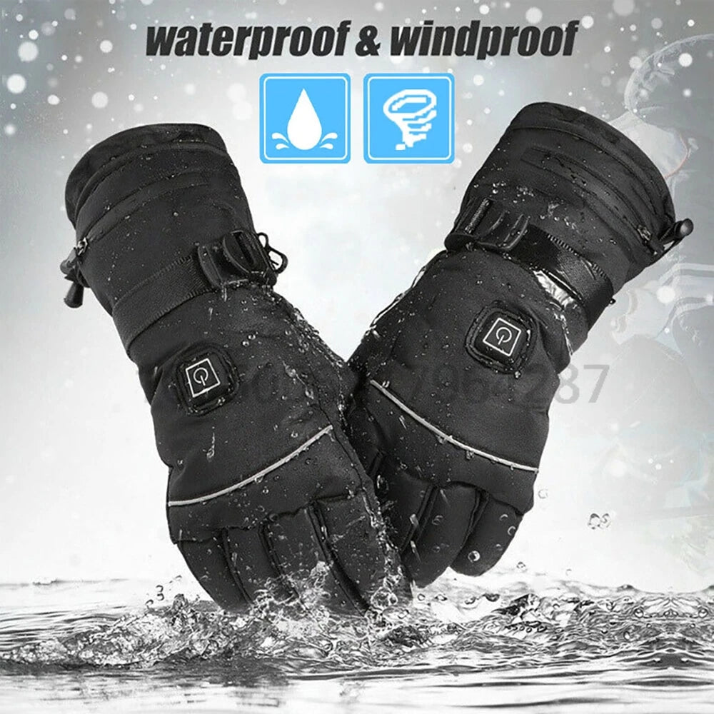 Heated Motorcycle Winter Gloves