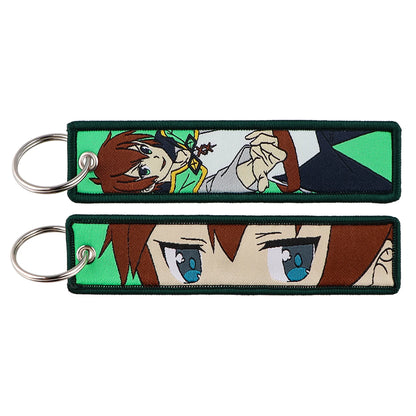 Japanese Anime Motorcycle Key Tag Keychain Collection