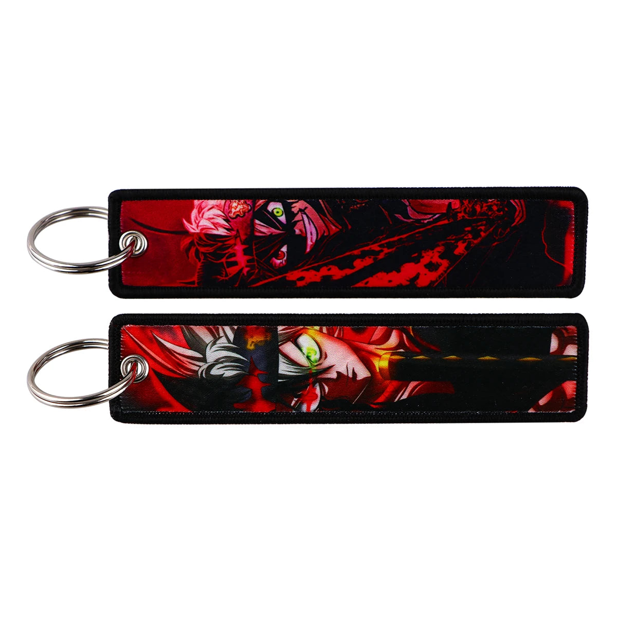 AD2200 Anime Keyring Embroidery Tag Label Chain Keychain For for  Motorcycles Assassination Classroom Keychain Fashion Jewelry