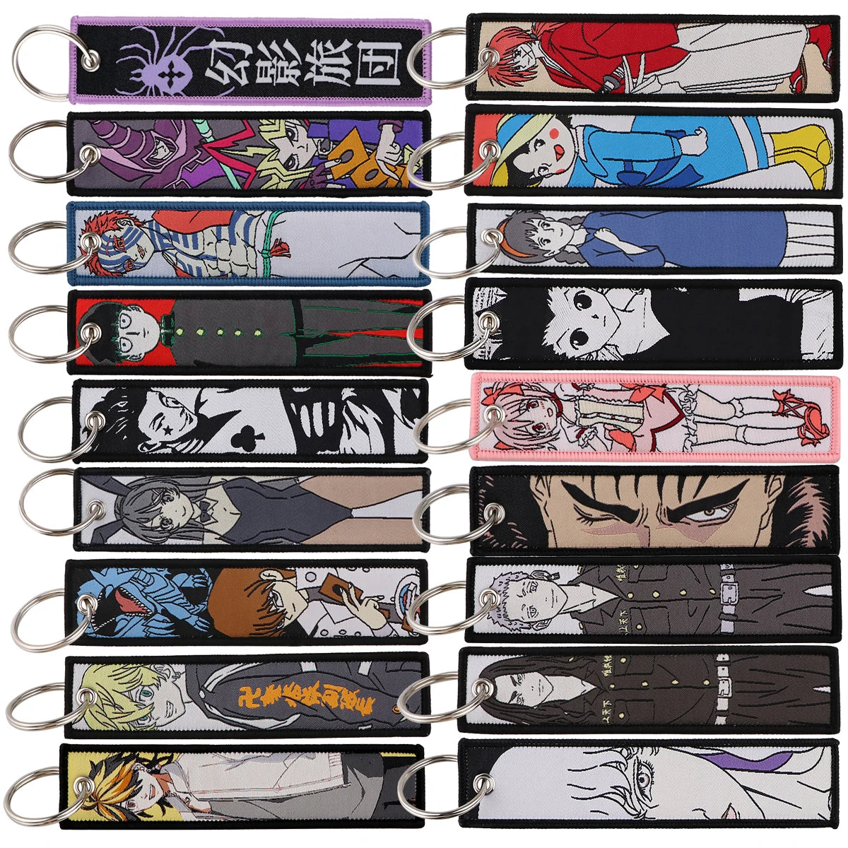 Japanese Anime Motorcycle Key Tag Keychain Collection