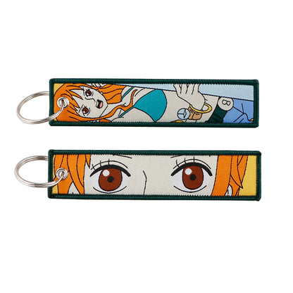 One Piece Anime Motorcycle Key Tag Keychain Collection