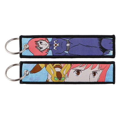 Japanese Anime Motorcycle Key Tag Keychain Collection