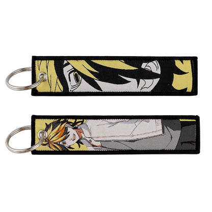 Japanese Anime Motorcycle Key Tag Keychain Collection