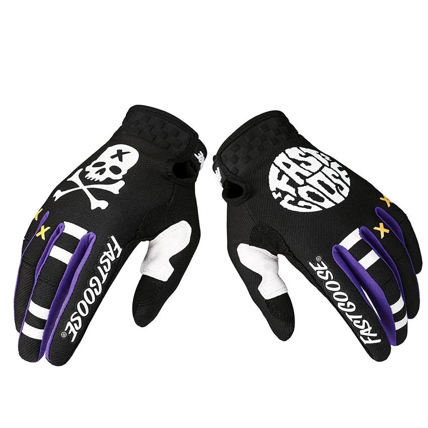 Motorcycle Full Finger Gloves Fastgoose Skull