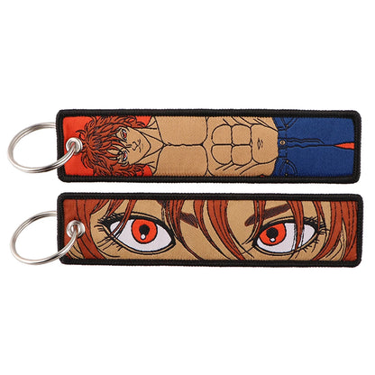 Japanese Anime Motorcycle Key Tag Keychain Collection