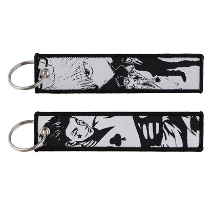 Japanese Anime Motorcycle Key Tag Keychain Collection