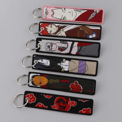 Naruto Anime Keychain Embroidery Collection