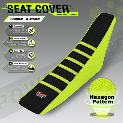 Pro Ribbed Soft Seat Cover Fluorescent Edition