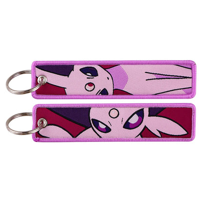 Pokemon Anime Motorcycle Key Tag Keychain Collection