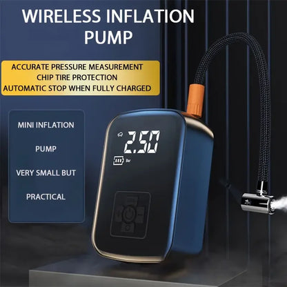 Portable Wireless Motorcycle Air Compressor Pump