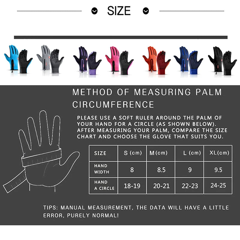 Winter Motorcycle Non-Slip Gloves