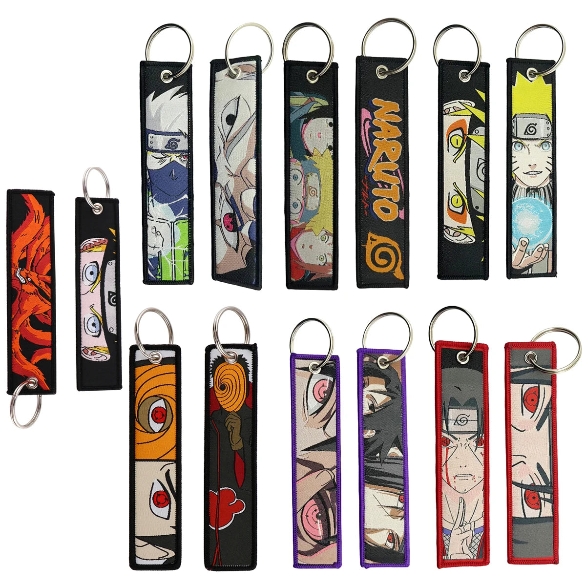 Naruto Anime Motorcycle Key Tag Keychain Collection 2