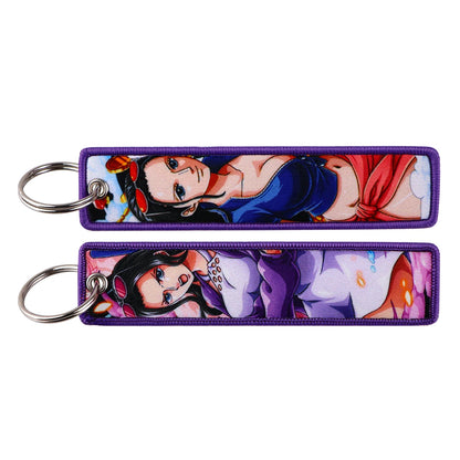 One Piece Anime Motorcycle Key Tag Keychain Collection